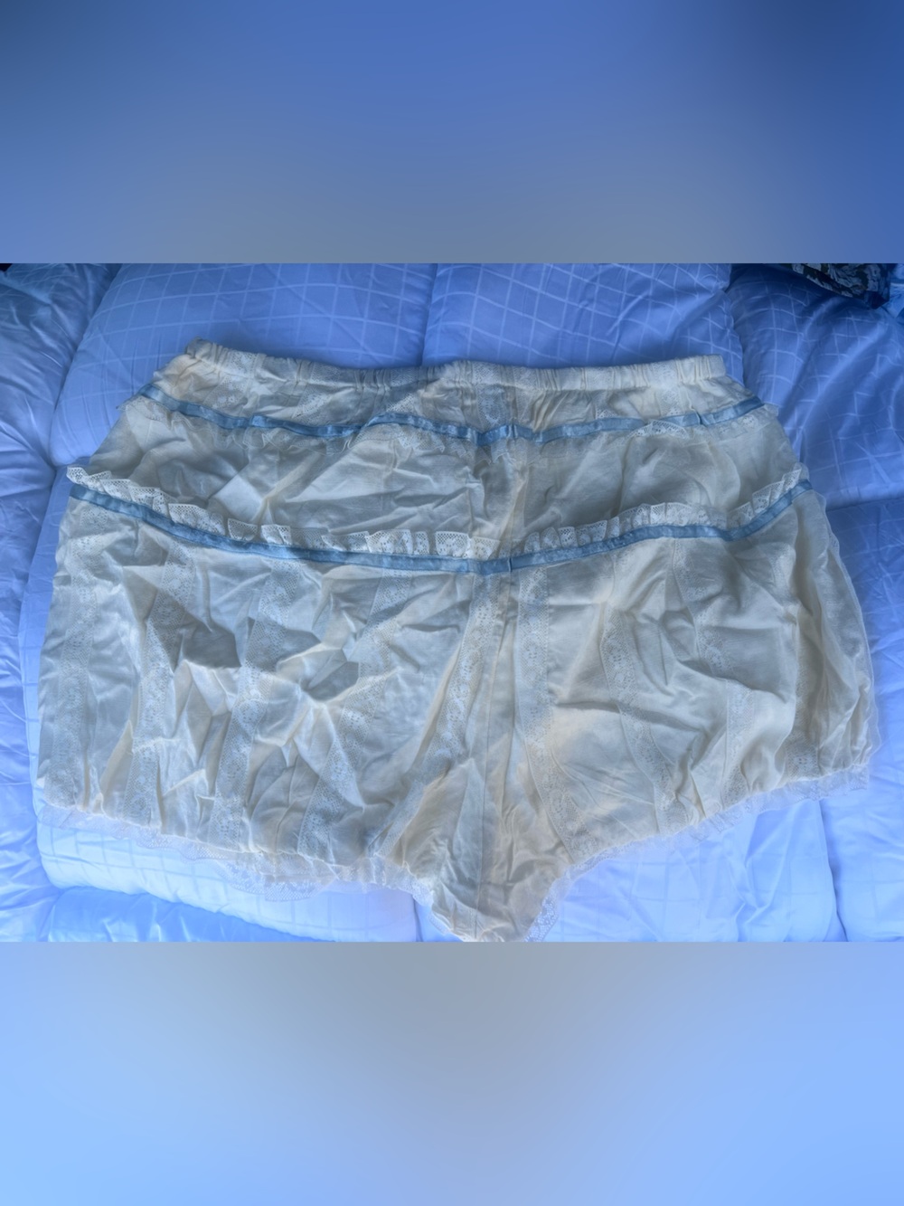 Free people bloomers lace blue XL